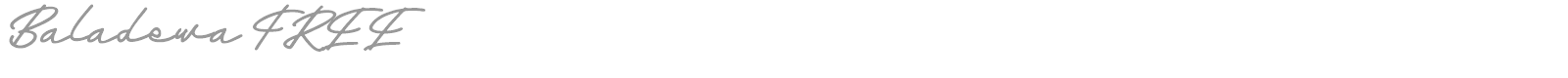 Baladewa font preview